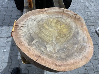 Rosewood schijf, Dikte 70mm, Ø 550mm